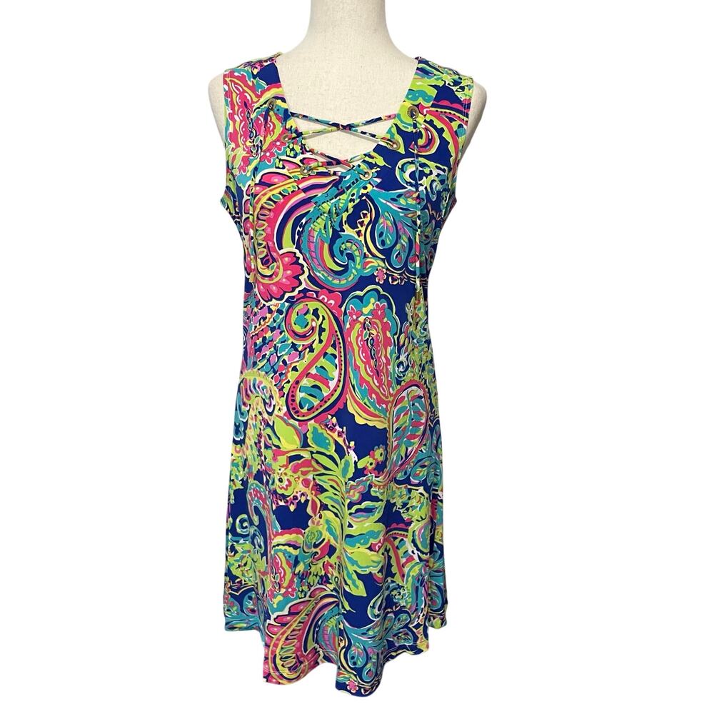 Women’s Philosophy Dresses Paisley Print Tank Dress Multicolor NWT Medium A-Line